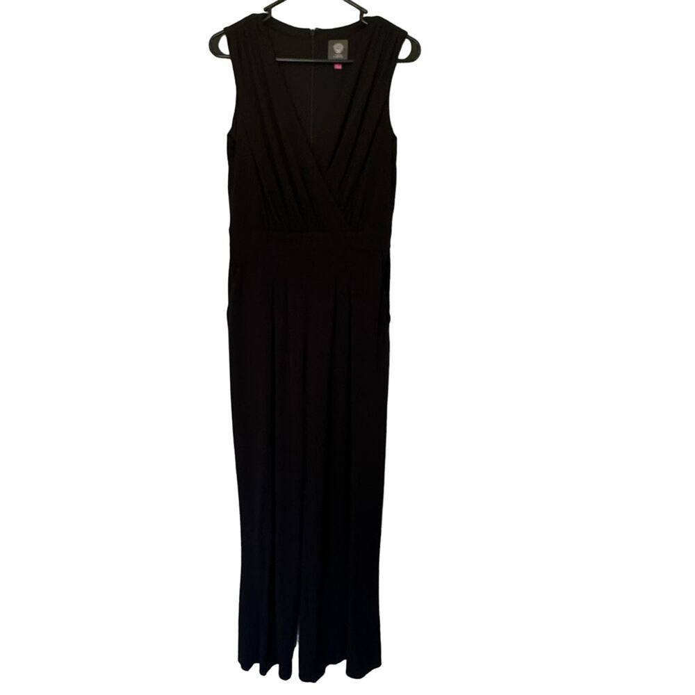 Vince Camuto Black Sleeveless Wide Leg Jumpsuit Women's Size‎ S